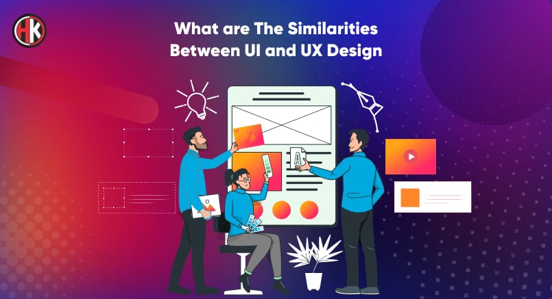 Developers placing the image and content to optimize the UI Ux Design 