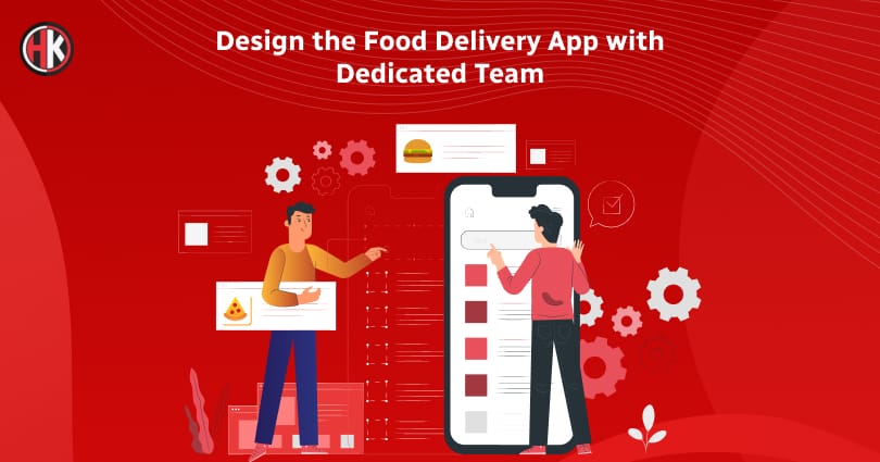 Customers search the food menu on the food delivery app 