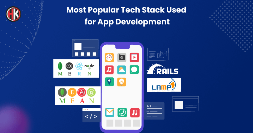 A mobile with multiple technology stacks for app development 