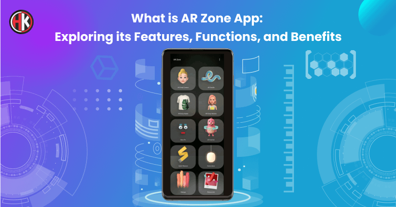A mobile phone with 10 features of AR zone apps