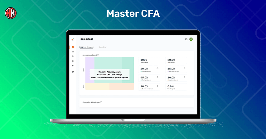 Master CFA Learning Portal with Dashboard