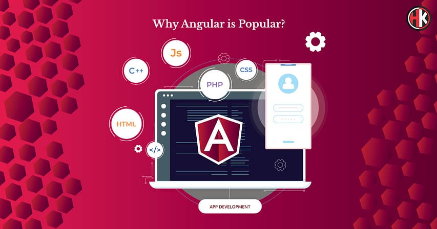 Angular with it's all elements in Computer