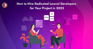 Client taking the interview of dedicated Laravel developer for his/her software development project