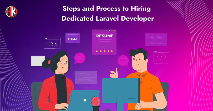 The client checks the resume of the Laravel developer and ask her questions about programming languages