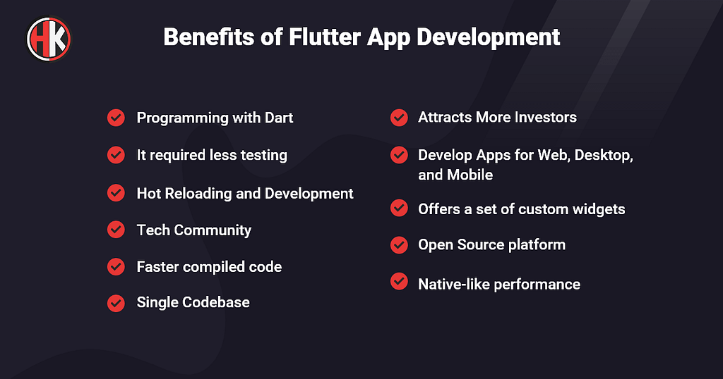 Major Benefits of Flutter with Points