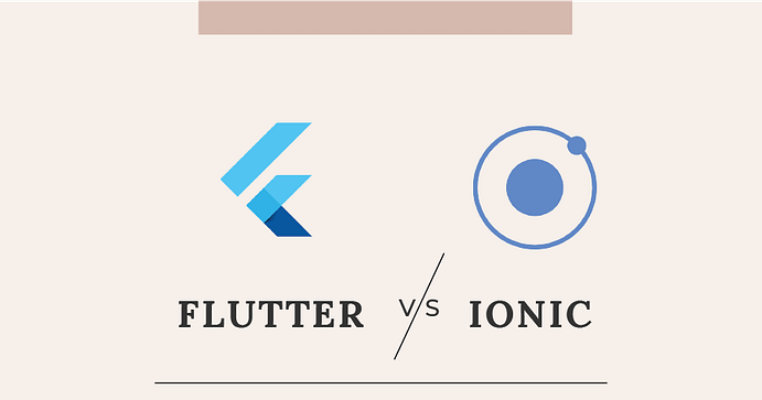 Flutter Vs Ionic with Icons